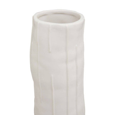 Fara White Small Vase