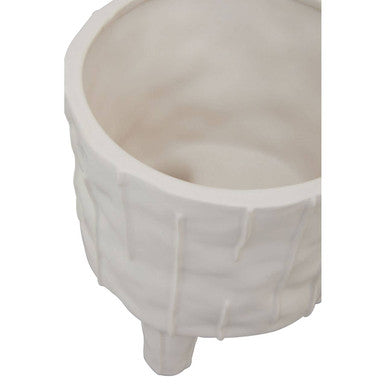 Fara White Large Planter