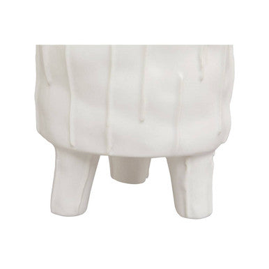 Fara White Small Planter