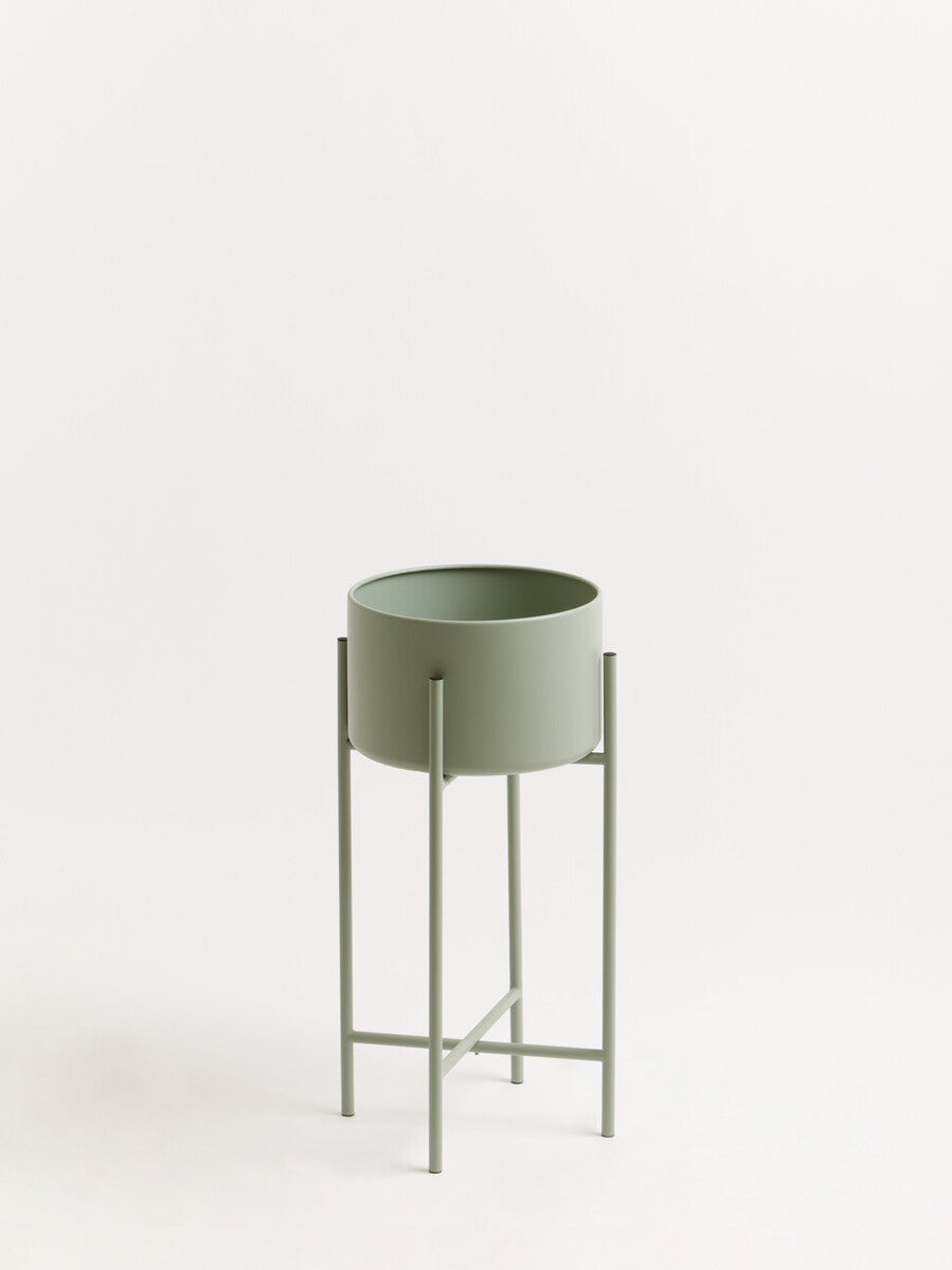 Trosa Large Green Floor Standing Planter