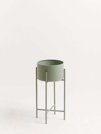 Trosa Large Green Floor Standing Planter