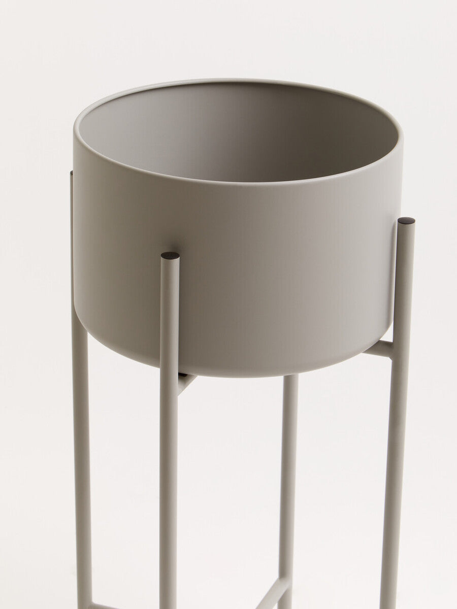 Trosa Large Grey Floor Standing Planter