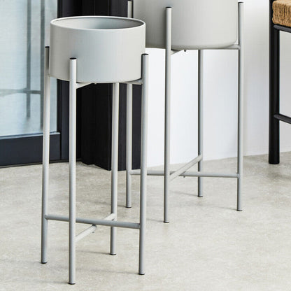 Trosa Large Grey Floor Standing Planter
