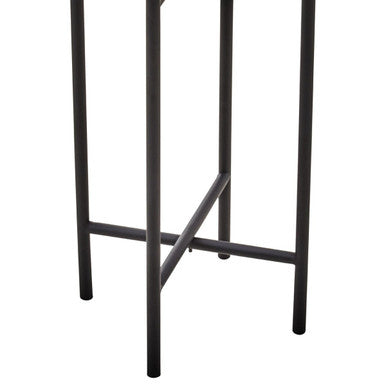 Trosa Small White And Black Floor Standing Planter