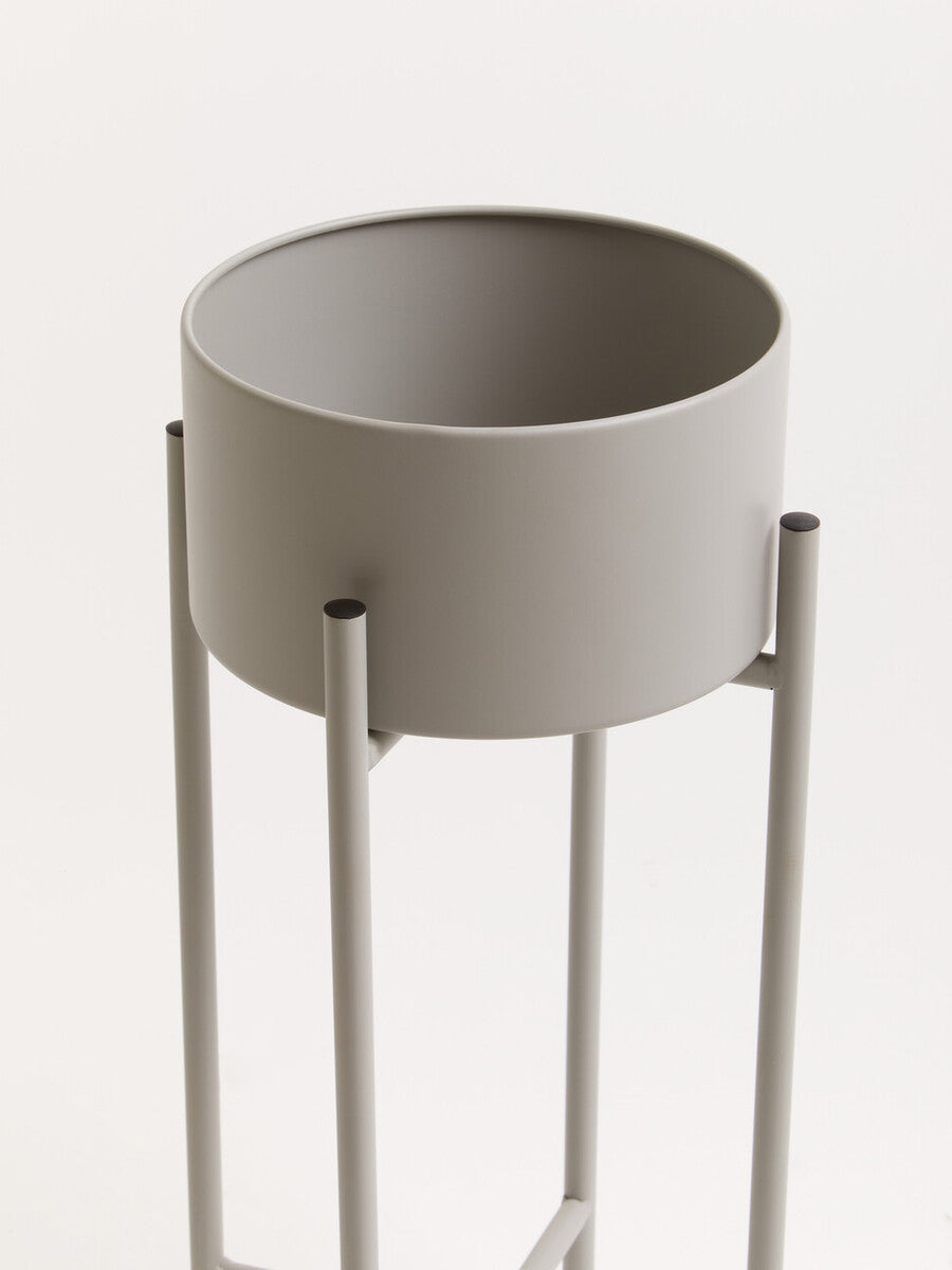 Trosa Small Grey Floor Standing Planter