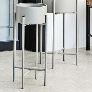 Small Grey Floor Standing Planter | Trosa