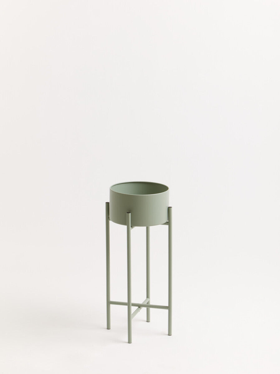 Trosa Small Green Floor Standing Planter