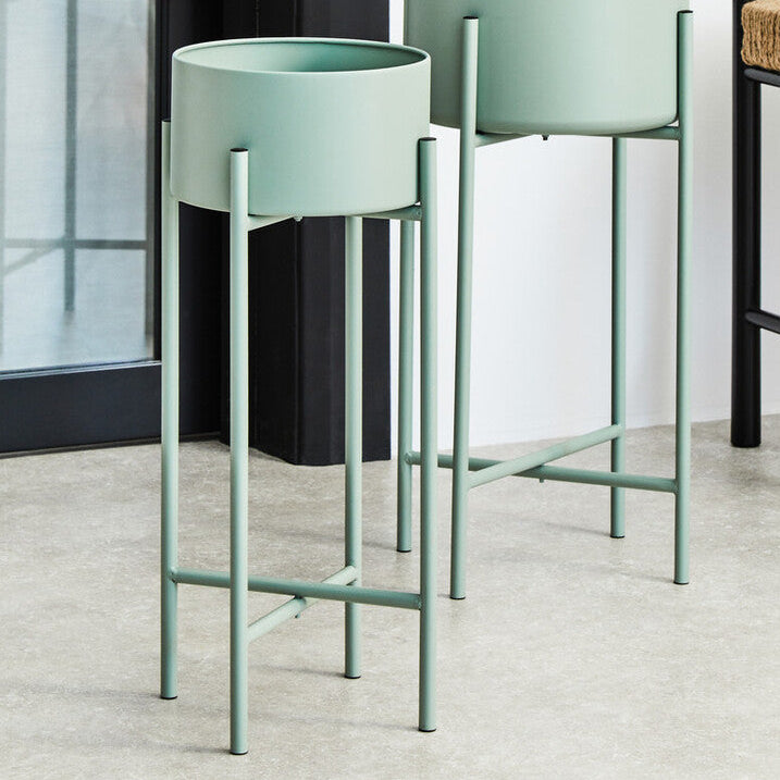 Trosa Small Green Floor Standing Planter