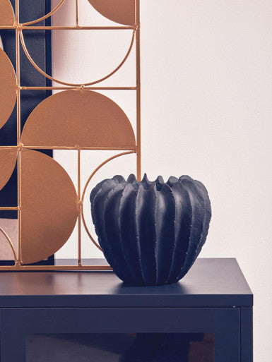 Broc Black Textured Vase