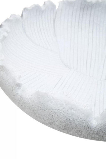 Broc White Textured Bowl