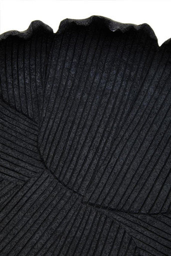 Broc Black Textured Bowl