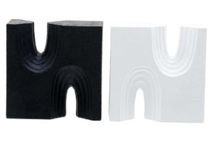 Broc Set Of Two Black And White Bookends