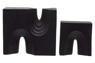 Broc Set Of Two Black Sculptures