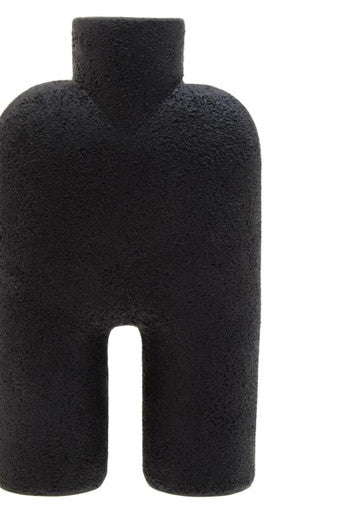 Broc Large Black Sculptured Vase - image 10