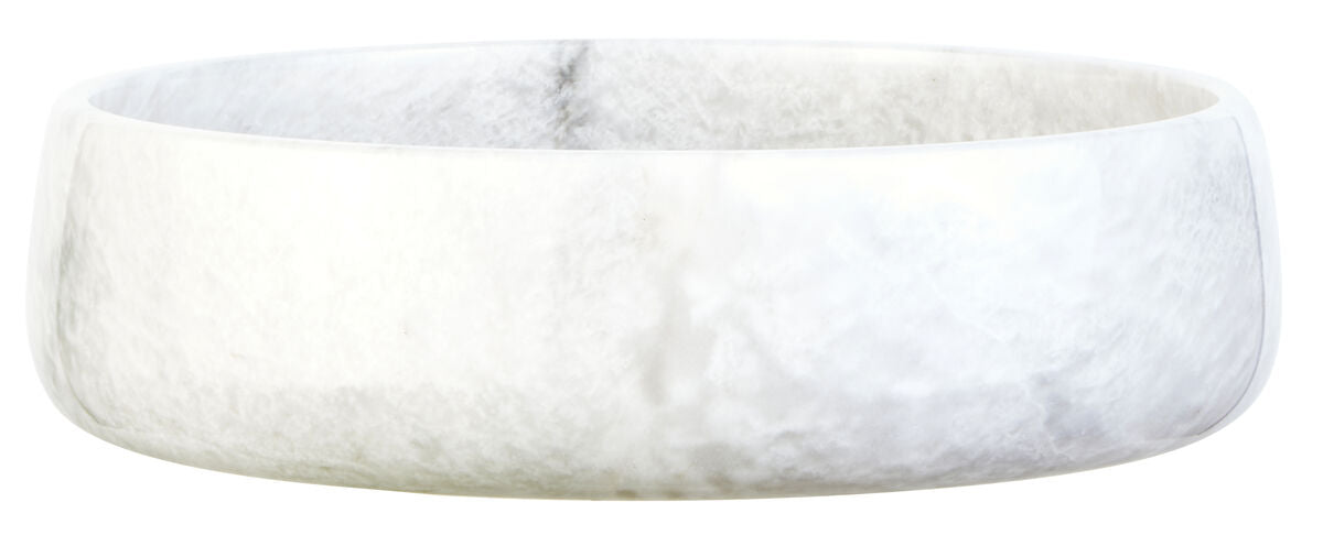 Marmore Round White Marble Bowl - Image 1