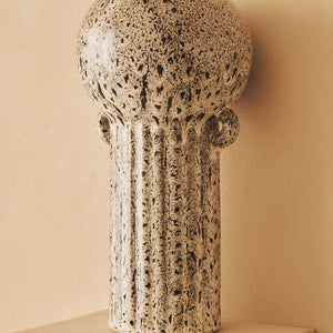 Large Speckled Brown Vase | Calcita