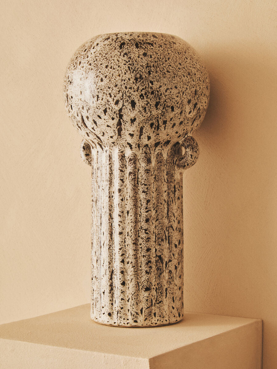 Calcita Large Speckled Brown Vase