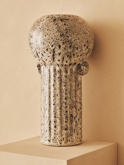Calcita Large Speckled Brown Vase