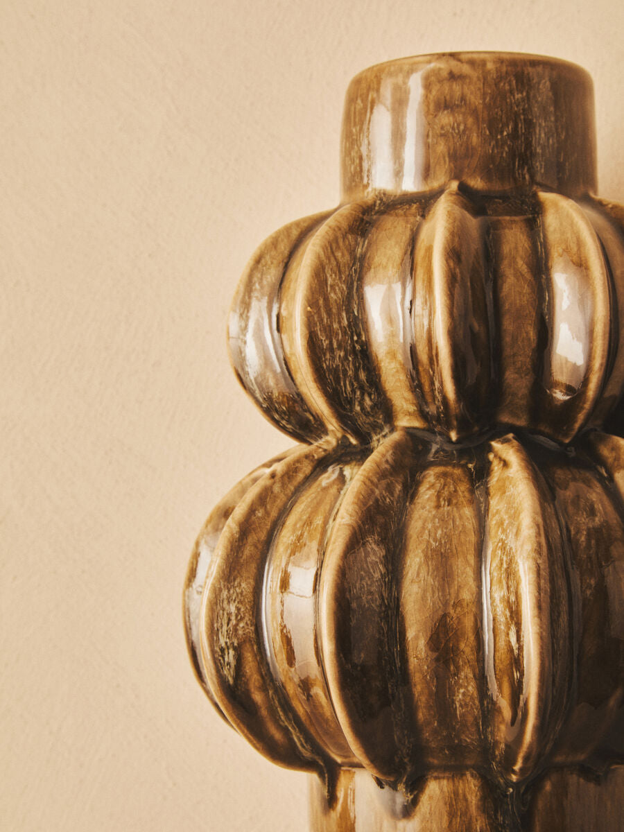 Kondo Brown Bubble Vase
