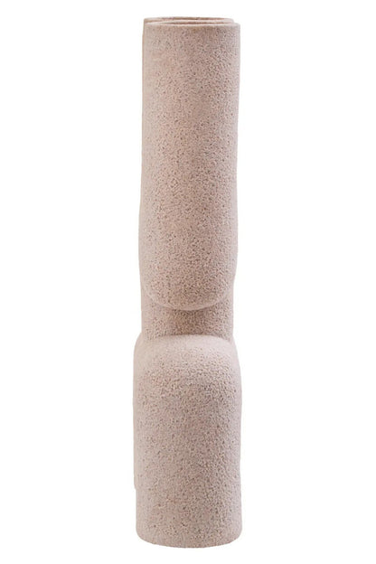 Broc Small Sandstone Effect Sculptured Vase