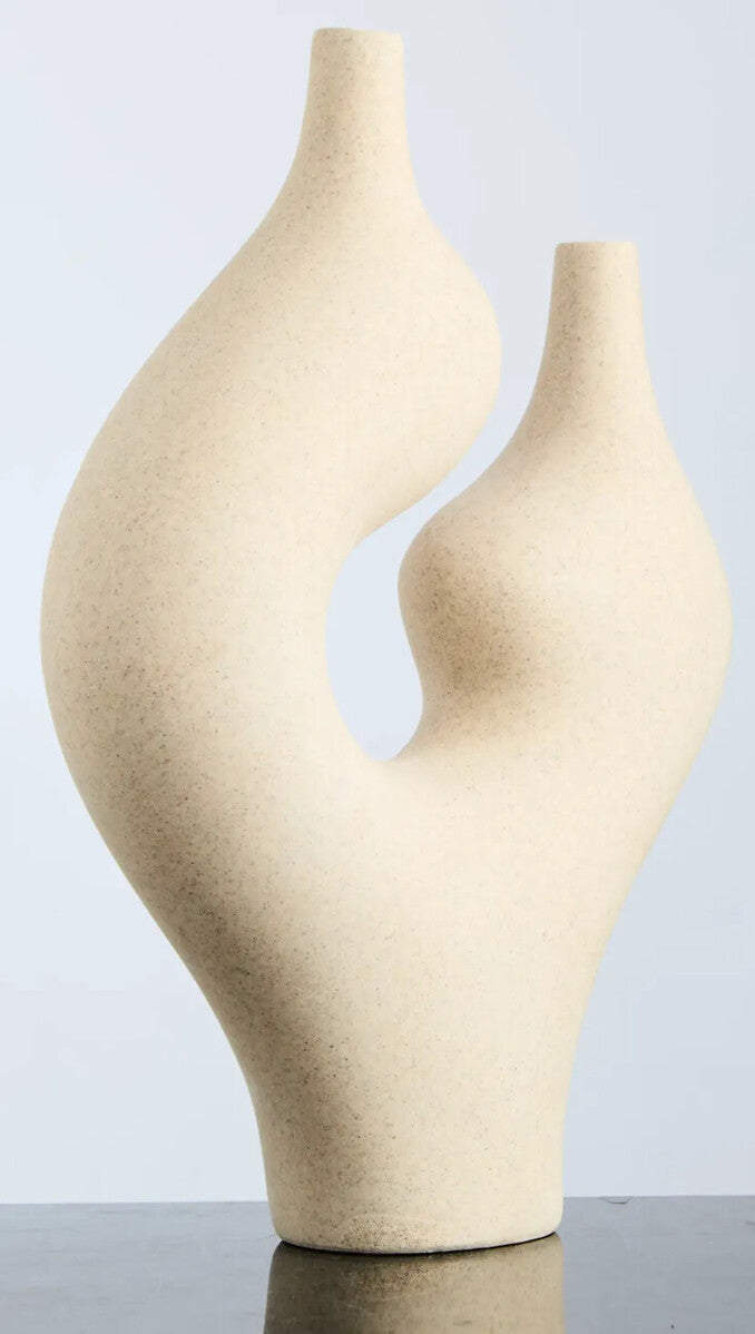 Broc Sandstone Effect Sculptural Vase