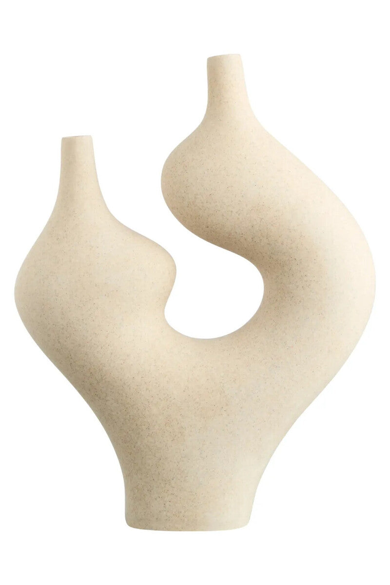 Broc Sandstone Effect Sculptural Vase