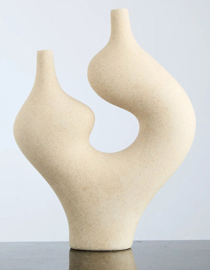 Broc Sandstone Effect Sculptural Vase