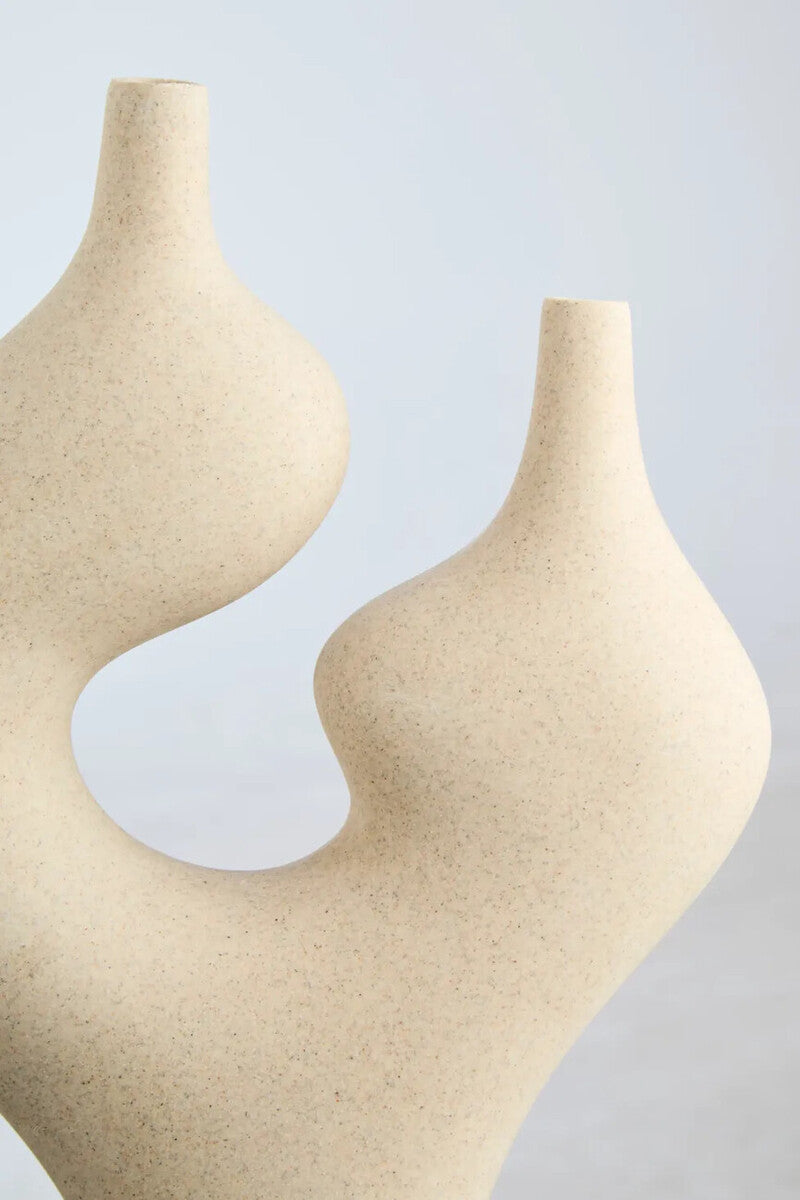 Broc Sandstone Effect Sculptural Vase