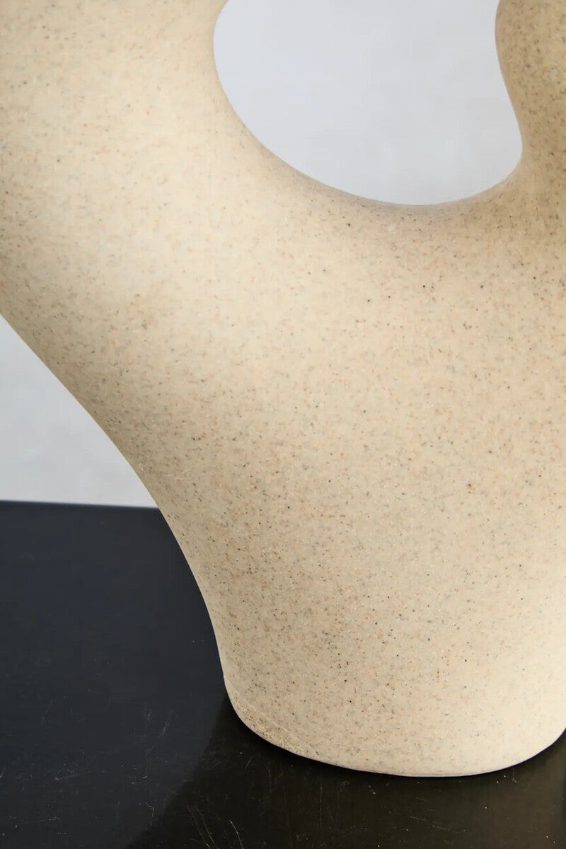 Broc Sandstone Effect Sculptural Vase