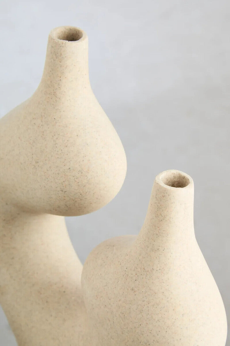 Broc Sandstone Effect Sculptural Vase