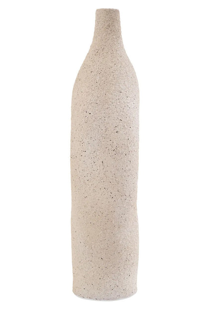 Broc Cream Textured Sculptural Vase