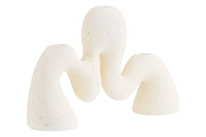 Broc Cream Organic Candle Holder