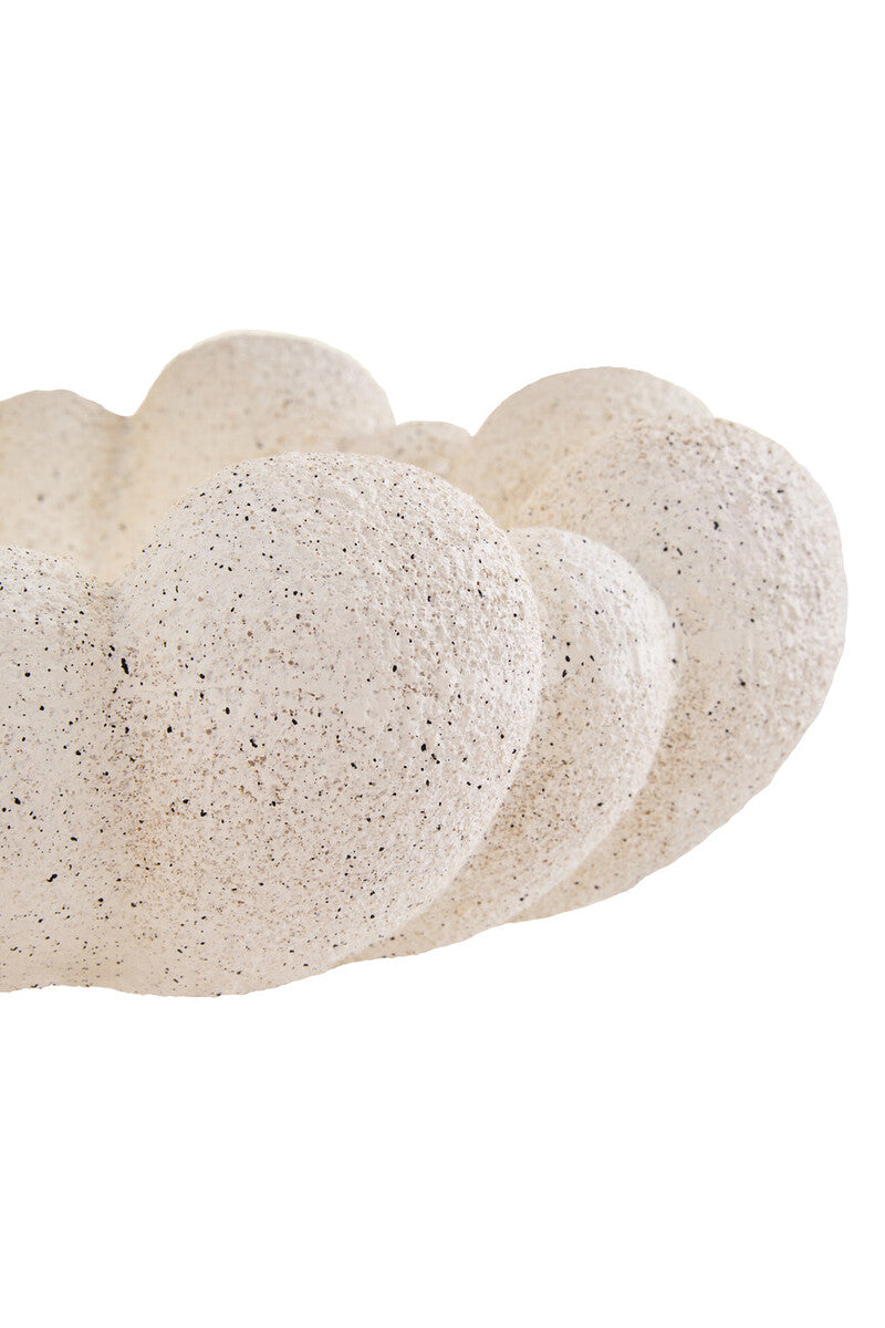 Broc Cream Bubble Design Bowl