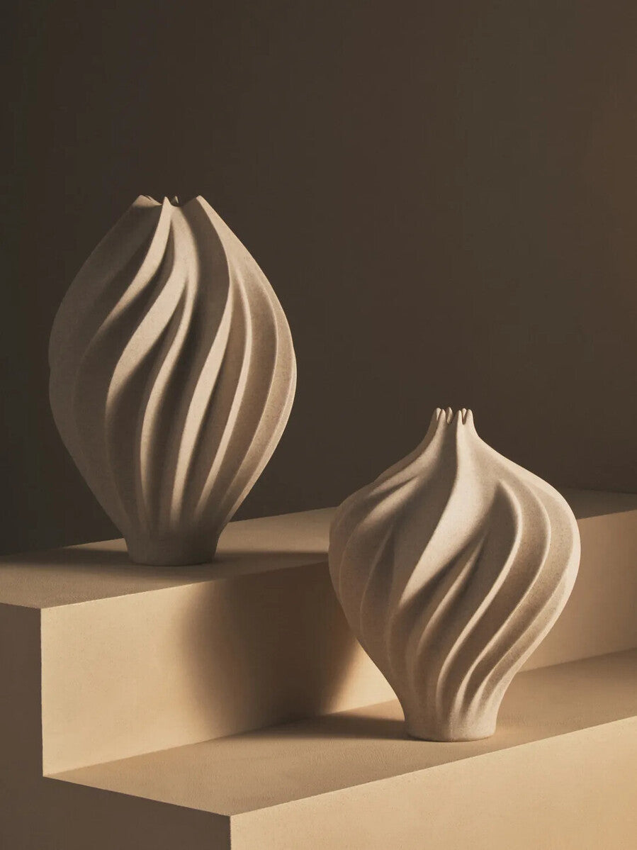 Broc Small Sandstone Effect Organic Vase