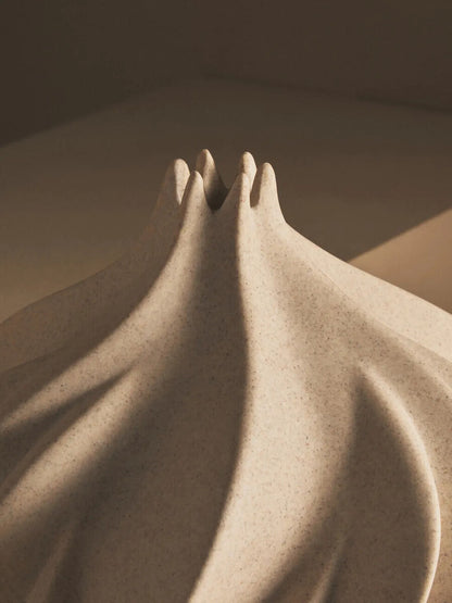 Broc Small Sandstone Effect Organic Vase
