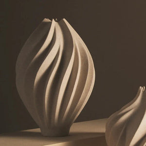 Large Sandstone Effect Organic Vase | Broc
