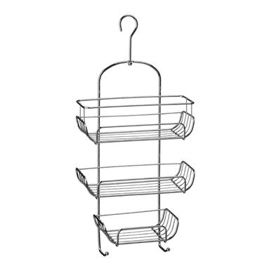 Dara Three Tier Chrome Shower Caddy