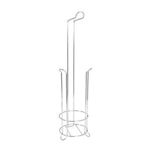 Chrome Toilet Roll Holder with Storer | Linnea