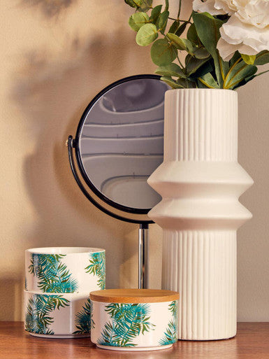 Cassini Black Plastic Swivel Table Mirror - image 4