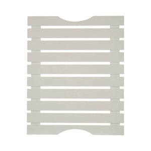 Portland White Wood Slatted Duckboard