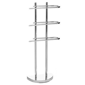 Chrome Finish Three Arm | Towel Stand