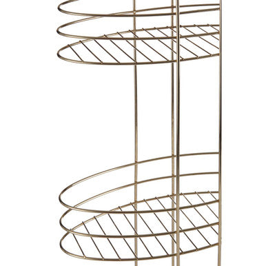 Dara 3 Tier Gold Plated Storage Rack