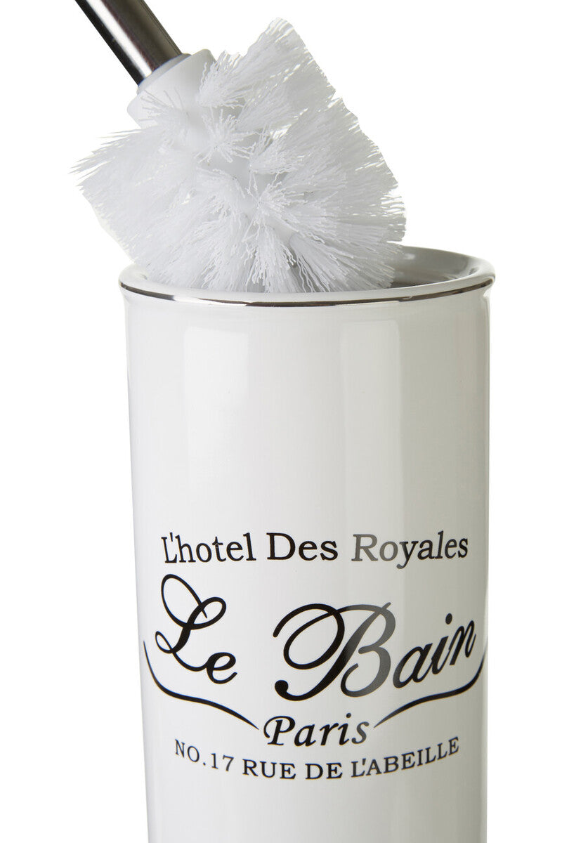 Le Bain White Toilet Brush With Holder