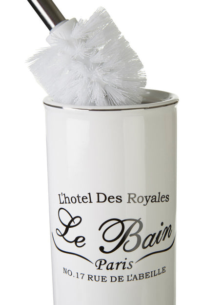Le Bain White Toilet Brush With Holder