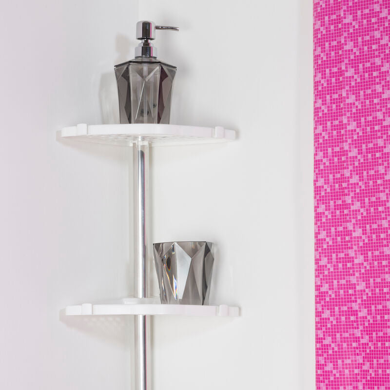 Bathe Ps Wall Mountable Corner Shelf Unit