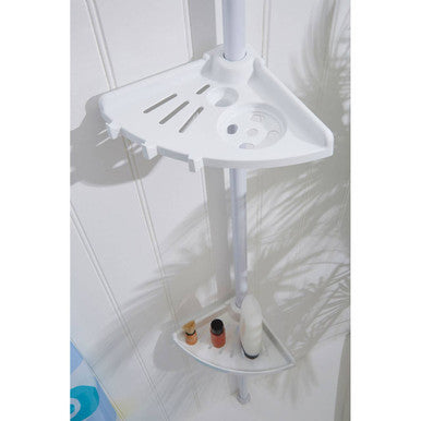 Linnea Telescopic Storage 4 Tier Corner Shelf