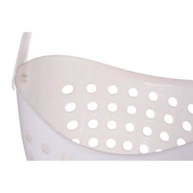 Dara 3 Tier White Shower Caddy