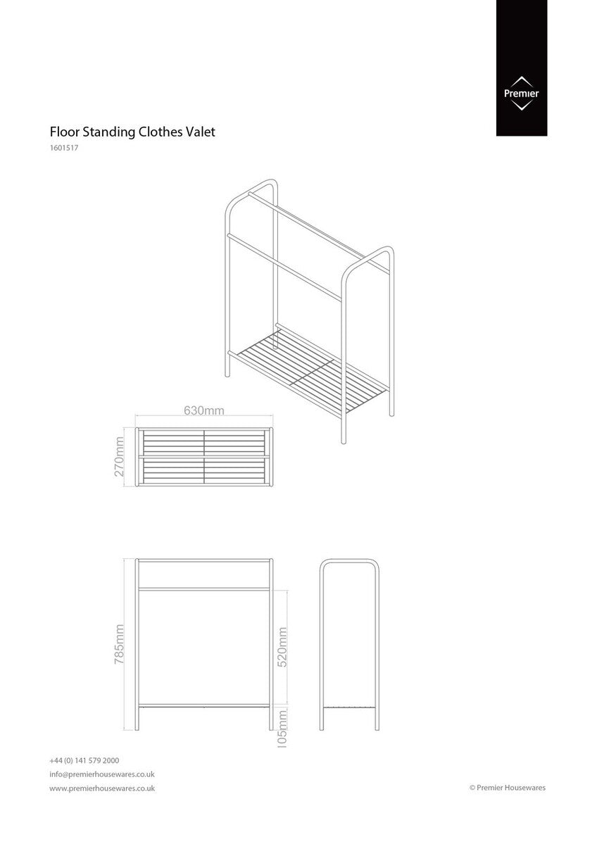 Dara Floor Standing Towel Stand