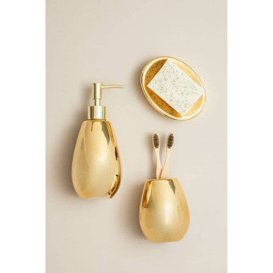 Magpie Dolomite Gold 3Pc Bathroom Set - image 7