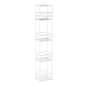 Four Tier White Rectangular Storage Caddy | Dara